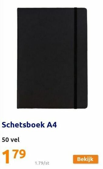 Action Schetsboek a4 aanbieding