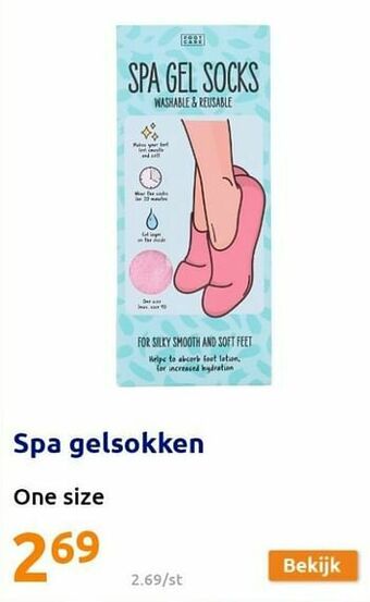 Action Spa gelsokken aanbieding