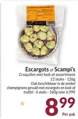 Intermarché Escargots of Scampi's aanbieding