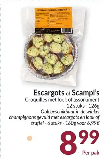 Intermarché Escargots of Scampi's aanbieding