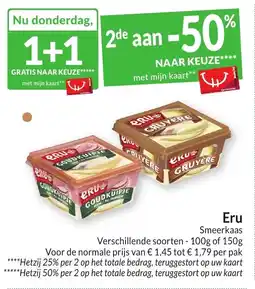 Intermarché Eru Smeerkaas aanbieding