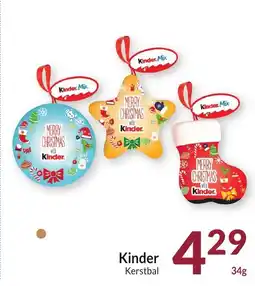 Intermarché Kinder Kerstbal aanbieding