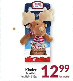 Intermarché Kinder Maxi Mix Knuffel aanbieding