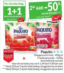 Intermarché Paquito aanbieding