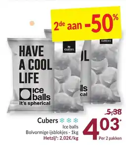Intermarché Cubers Ice balls aanbieding