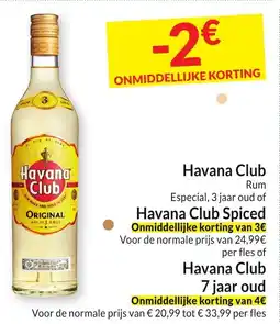 Intermarché Havana Club aanbieding