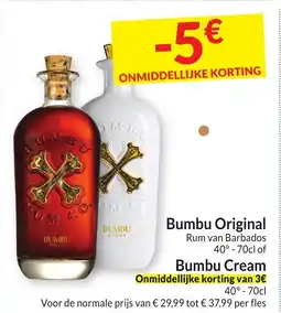 Intermarché Bumbu Original of Bumbu Cream aanbieding