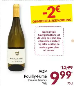 Intermarché AOP Pouilly-Fumé aanbieding