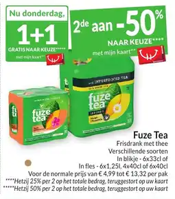 Intermarché Fuze Tea aanbieding