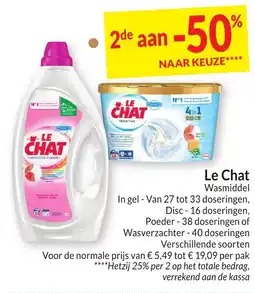 Intermarché Le Chat Wasmiddel aanbieding