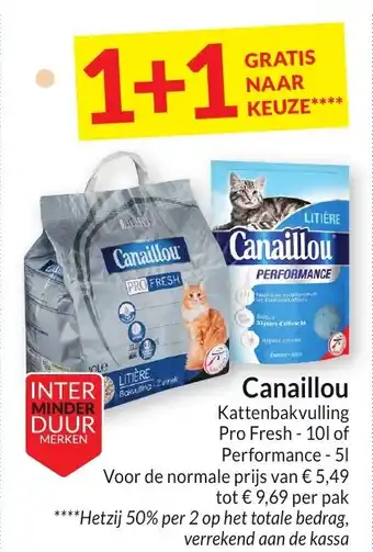 Intermarché Canaillou Kattenbakvulling aanbieding