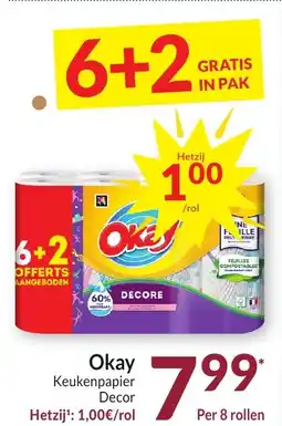 Intermarché Okay Keukenpapier Decor aanbieding