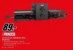 MediaMarkt Princess Purify 8 Raclette aanbieding