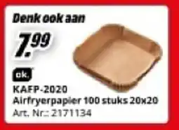 MediaMarkt Airfryerpapier aanbieding