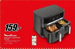 MediaMarkt Moulinex Dual Easy Fry Airfryer aanbieding