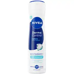Albert Heijn NIVEA Derma control defend deodorant spray aanbieding