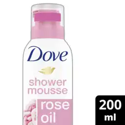 Albert Heijn Dove Rose oil shower mousse aanbieding