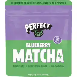 Albert Heijn Perfect Ted Blueberry smaak matcha powder aanbieding