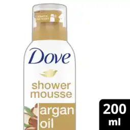 Albert Heijn Dove Argan oil shower mousse aanbieding