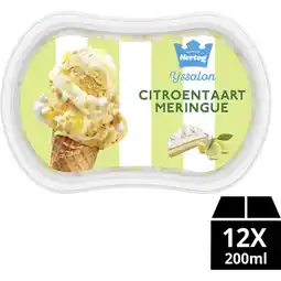 Albert Heijn Hertog Ijssalon mini citroentaart meringue aanbieding