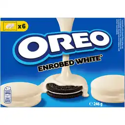 Albert Heijn Oreo Koekjes omhuld met witte chocoladesmaak aanbieding