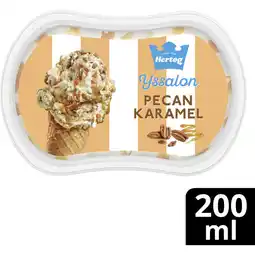 Albert Heijn Hertog Ijssalon mini pecan karamel vanille aanbieding