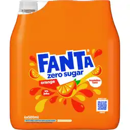 Albert Heijn Fanta Orange zero 6fl BEL aanbieding