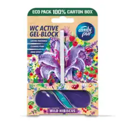 Albert Heijn Ambi Pur Wc active tri-gel wild hibiscus aanbieding