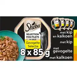 Albert Heijn Sheba Mini filets gevogelte in saus aanbieding
