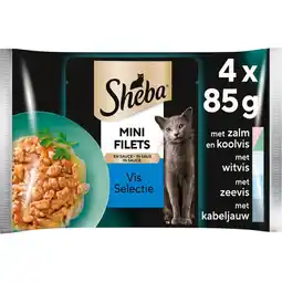 Albert Heijn Sheba Mini filets in saus vis klein aanbieding