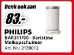 MediaMarkt Philips BAR311/00 Baristina Melkopschuimer aanbieding