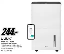 MediaMarkt duux Bora Smart Luchtontvochtiger aanbieding