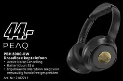 MediaMarkt PEAQ PBH 8000-RW Draadloze Koptelefoon aanbieding