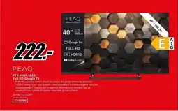 MediaMarkt PEAQ PTV 40GF-5025C Full HD Google TV aanbieding