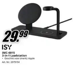 MediaMarkt ISY IMC-6015 3-in-1 Laadstation aanbieding