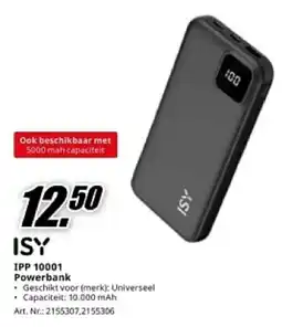 MediaMarkt ISY IPP 10001 Powerbank aanbieding