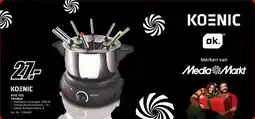 MediaMarkt Koenic KFO 150 Fondue aanbieding
