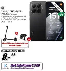 MediaMarkt Xiaomi 15 T PRO Smartphone aanbieding