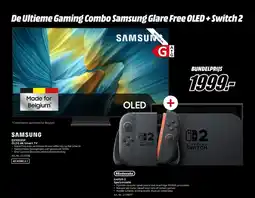 MediaMarkt Samsung OLED 4K Smart TV + Nintendo Switch 2 Spelconsole aanbieding