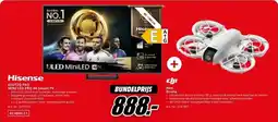 MediaMarkt Hisense Mini Led Pro 4K Smart TV + Neo Drone aanbieding