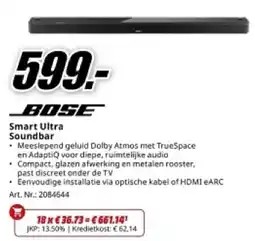 MediaMarkt Bose Smart Ultra Soundbar aanbieding