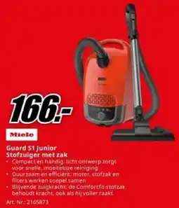 MediaMarkt Guard S1 Junior Stofzuiger met zak aanbieding