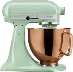 Coolblue KitchenAid Artisan Robot de Cuisine 5KSM125EPT Vert + Bol Mélangeur Design Cuivre aanbieding