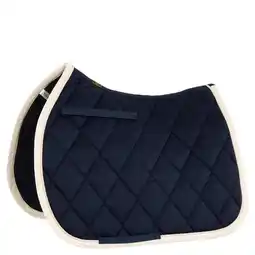 Decathlon Zadeldek - Paardrijden - Unisex - Blauw aanbieding