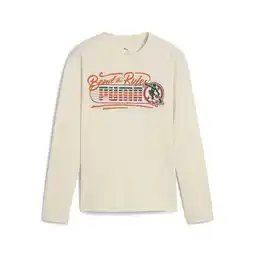 Decathlon MID90S T-shirt met lange mouwen voor jongeren PUMA aanbieding