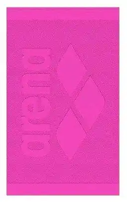 Decathlon Arena Jacquard 150 x 90 cm Roze Handdoek aanbieding