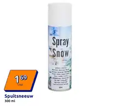 Action Spuitsneeuw aanbieding