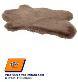 Action Vloerkleed van imitatiebont aanbieding