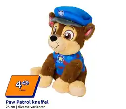 Action Paw Patrol knuffel aanbieding
