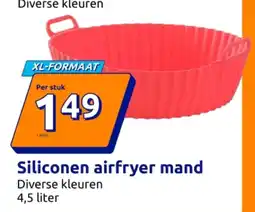 Action Siliconen airfryer mand aanbieding